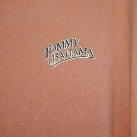 Tommy Bahama Graphic Logo Puffin Pub Toucan Short Sleeve Sz. L T-shirt - Picture 3 of 10